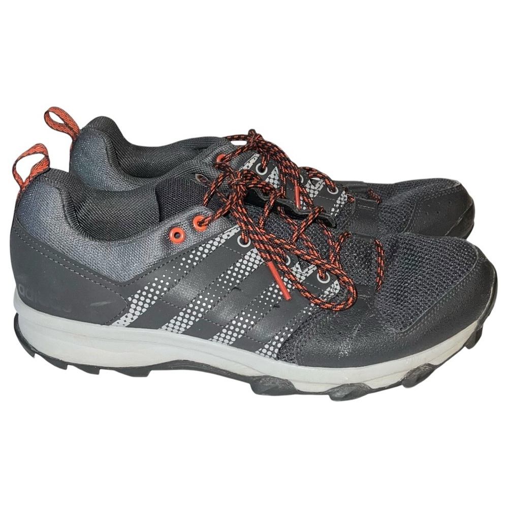 Adidas Shoes Men’s Size 9.5 Black Grey Orange Galaxy Trail Running Shoes BB6106